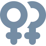 Venus Double SVG Icon